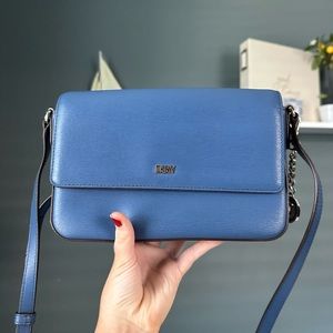 DKNY blue cross body bag